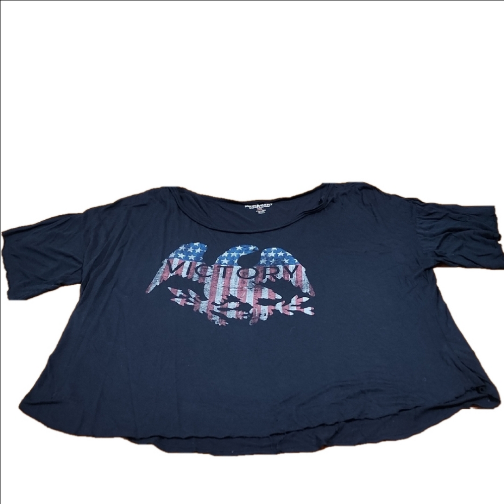 Ralph Lauren Denim & Supply Victory American Eagle Black T Shirt XL